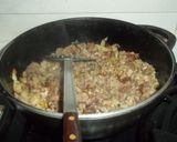Foto del paso 4 de la receta: Lasaña de carne picada de cerdo, lonchas de queso  y gratinada