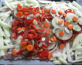 Foto del paso 7 de la receta: Palometa con verduras y patatas al horno