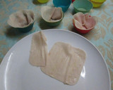 Foto del paso 1 de la receta: Cestitas de pavo con requesón y verduritas