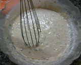 Foto del paso 4 de la receta: Merluza a la romana y arroz seco con olivas mallorquinas