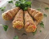 Foto del paso 11 de la receta: Cañoncitos rellenos de maíz con quesos