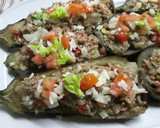 Foto del paso 6 de la receta: Berenjenas con relleno de empanada