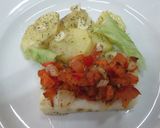 Foto del paso 8 de la receta: Bacalao batatero y papas con ajos aliñados