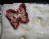 Foto del paso 8 de la receta: Tarta de maíz con adornos de mariposas crocantes