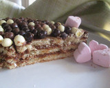 Foto del paso 1 de la receta: Tarta tres capas con dulce de leche, nocilla y chocolate