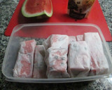 Foto del paso 10 de la receta: Bastones de sandía con semillas comestibles