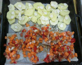 Foto del paso 4 de la receta: Bacalao batatero y papas con ajos aliñados