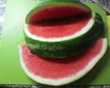 Foto del paso 1 de la receta: Bastones de sandía con semillas comestibles