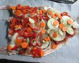 Foto del paso 6 de la receta Palometa con verduras y patatas al horno