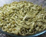 Foto del paso 7 de la receta: Tallarines de espinaca con muslitos al Lambrusco tinto