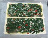 Foto del paso 9 de la receta: Tarta de espinaca con jamón y huevos