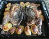 Foto del paso 3 de la receta: Pollo al wisky con patatas y guindillas en vinagre