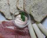 Foto del paso 2 de la receta: Palmitos con salsa golf y jamón crudo