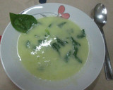 Foto del paso 7 de la receta: Crema de calabacín con brotes de espinaca