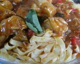 Foto del paso 7 de la receta: Tallarines con pollo en salsa Aurum