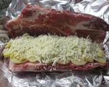 Foto del paso 6 de la receta: Cabezada de lomo de cerdo rellena con patatas y queso