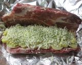 Foto del paso 7 de la receta: Cabezada de lomo de cerdo rellena con patatas y queso