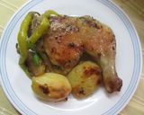 Foto del paso 5 de la receta: Pollo al wisky con patatas y guindillas en vinagre
