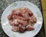 Foto del paso 1 de la receta: Brochetas pollo y cerdo horneadas con salsa de soja 