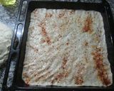 A picture of step 5 of Oregano Pizza with Sardines and Roasted Peppers.