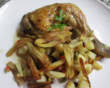 Foto del paso 7 de la receta: Pollo maxi sabor cheddar con guarnición combinada