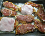Foto del paso 7 de la receta: Milanesas con salsa de tomate, jamón y queso.