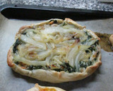 Foto del paso 9 de la receta Tarta mini de acelga con champiñones al ajo y cebollita dorada para cogelar