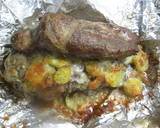 Foto del paso 11 de la receta: Cabezada de lomo de cerdo rellena con patatas y queso