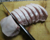 Foto del paso 1 de la receta: Cerdo con panceta ahumada y patatas al horno