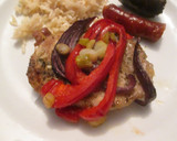Foto del paso 6 de la receta: Chuletas de cerdo horneadas con verduras especiales