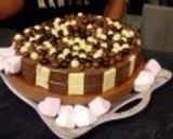 Foto del paso 4 de la receta: Tarta tres capas con dulce de leche, nocilla y chocolate