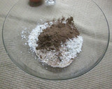 Foto del paso 1 de la receta: Corazón explosivo de chocolate (dietético)