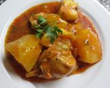 Foto del paso 7 de la receta: Pollo con patatas y calabacines a la cacerola