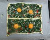Foto del paso 10 de la receta: Tarta de espinaca con jamón y huevos
