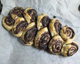 Foto del paso 7 de la receta: Pan de rollitos hojaldrados con chocolate