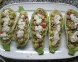 Foto del paso 8 de la receta: Calabacines rellenos de carne con salsa blanca 