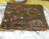 Foto del paso 4 de la receta: Tarta de hojaldre con crema de dulce de leche, tres cereales y frutas rojas