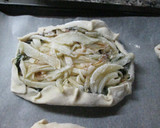 Foto del paso 8 de la receta Tarta mini de acelga con champiñones al ajo y cebollita dorada para cogelar