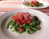Foto del paso 13 de la receta: Tallarines de espinacas dietéticos