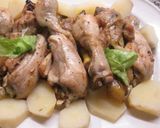 Foto del paso 7 de la receta: Muslitos con whisky a la cacerola y patatas hervidas