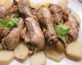 Foto del paso 7 de la receta: Muslitos con whisky a la cacerola y patatas hervidas