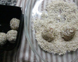Foto del paso 5 de la receta: Albóndigas de pollo en salsa de tomate y zanahoria en brochetas (para dieta)