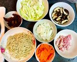 簡單又好吃的炒麵的食譜步驟1照片