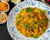 A picture of step 5 of Batata Kanda Poha.