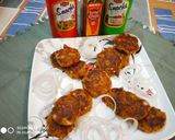 A picture of step 4 of Galouti Kabab & Oats maggi.