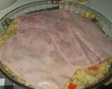Foto del paso 5 de la receta: Torta de arroz rellena de jamón y queso