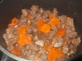 Guiso con trocitos de bola de lomo