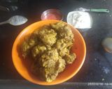 A picture of step 2 of Chicken Changezi.
