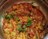 A picture of step 5 of Bottle gourd bhartha.