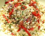 Foto del paso 2 de la receta: Cus-cus y garbanzos con aliño de tahini